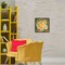 Stupell Industries Cat In Rattan Chair Floating Frame, design by Walker Noble